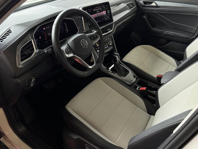 Volkswagen T-Roc 1.5 TSI 150PK STYLE PLUS BI-TONE INTERIEUR ALCANTARA IQ. ELEK.KLEP ADAP.CRUISE VIR.COCKPIT CAMERA STOEL/STUUR VERW. 17''LMV 06/2024