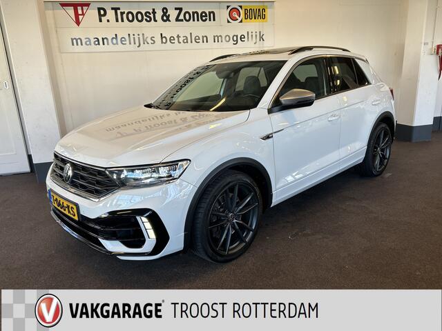 Volkswagen T-Roc 2.0 TSI 4Motion R 300PK | Panoramadak | Digital dashboard | Beats audio | Adaptieve cruise control | Adaptief onderstel | Lane assist | Dodehoeksdetectie | Achteruitrijcamera | Stoelverwarming | Kleppensysteem | Elek. inklapbare spiegels