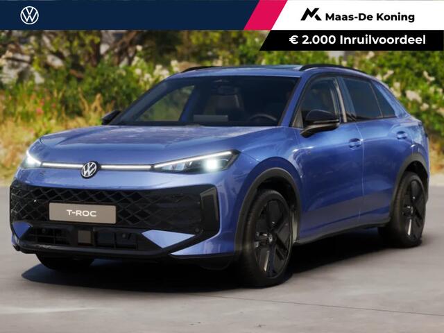 Volkswagen T-Roc R-Line First Edition 1.5 eTSI 150 PK 7 versn. DSG · Electrische achterklep · Panoramaschuif-kanteldak · Trekhaak ·