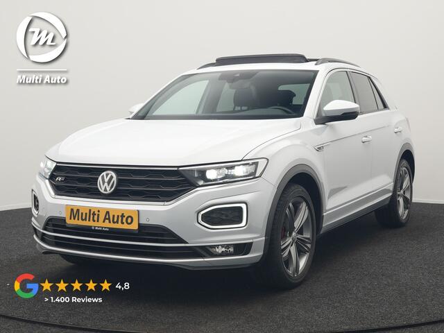 Volkswagen T-Roc 1.5 TSI R-Line 150pk Dealer O.H. | Trekhaak Afn. | Panodak | Adaptive Cruise | Camera | Sportstoelen Verwarmd | Keyless | Apple Carplay | Blis | LED Koplampen | Navigatie | DAB |
