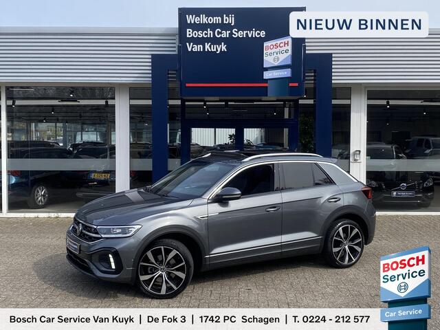 Volkswagen T-Roc 1.5 TSI R-Line Business+ / Automaat / Open-Panodak / Massage-Stoelen / Adaptieve Cruise-Control / Stoelverwarming / Matrix-LED / Sfeerverlichting / Apple-Carplay & Android-Auto / Draadloze-Telefoonlader / Climate-Control / Flippers / DAB Radio-Bluetooth /