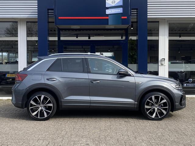 Volkswagen T-Roc 1.5 TSI R-Line Business+ / Automaat / Open-Panodak / Massage-Stoelen / Adaptieve Cruise-Control / Stoelverwarming / Matrix-LED / Sfeerverlichting / Apple-Carplay & Android-Auto / Draadloze-Telefoonlader / Climate-Control / Flippers / DAB Radio-Bluetooth /