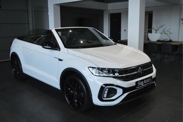 Volkswagen T-Roc Cabrio 1.5 TSI 3X R-LINE Black Style leer trekhaak 19 inch 150 pk !!