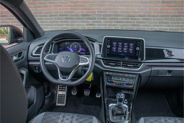 Volkswagen T-Roc 1.0 TSI R-Line, Panoramadak, Matrix LED, Camera, Stoelverwarming, Carplay, Adaptive Cruise, Park Assist.