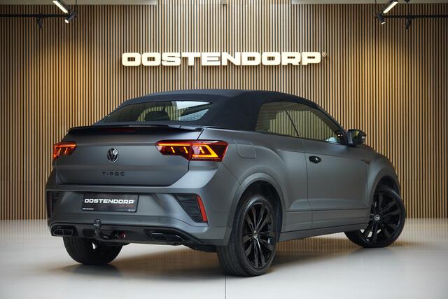 Volkswagen T-Roc Cabrio 1.5TSI/150pk R-Line Edition Grey|2023|Leder|Navi|Matrix-LED|Trekhaak|414/999|Virtual Cockpit|19"LMV|Keyless|Beats|VOL!