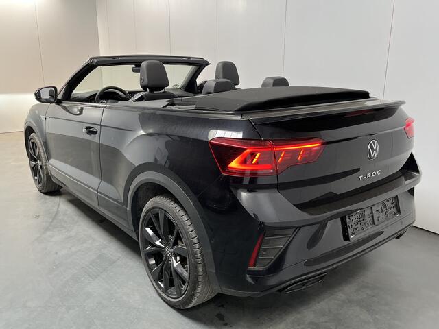 Volkswagen T-Roc Cabrio 1.5 TSI R-Line / AUTOMAAT/ ACC/ PARK.SENSOR.V+A/ CAMERA/ STUUR+STOELVERWARM./ DODEHOEK/ APP-CONNECT/ KEYLESS/ RIJ-MODI/ DIGITAL DASH/ NAVI/ DAB/ CLIMA/ IQ.LIGHT/ 19'' LMV