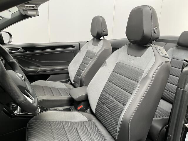 Volkswagen T-Roc Cabrio 1.5 TSI R-Line / AUTOMAAT/ ACC/ PARK.SENSOR.V+A/ CAMERA/ STUUR+STOELVERWARM./ DODEHOEK/ APP-CONNECT/ KEYLESS/ RIJ-MODI/ DIGITAL DASH/ NAVI/ DAB/ CLIMA/ IQ.LIGHT/ 19'' LMV