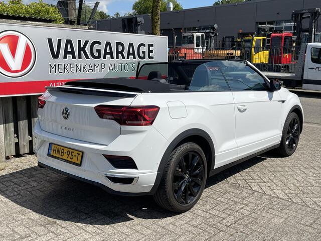 Volkswagen T-Roc Cabrio 1.5 TSI R-Line 18''/Black style/Dodehoek/Stoel + stuurverwarming/Apple Carplay & Android Auto/Adaptieve cruise/Camera