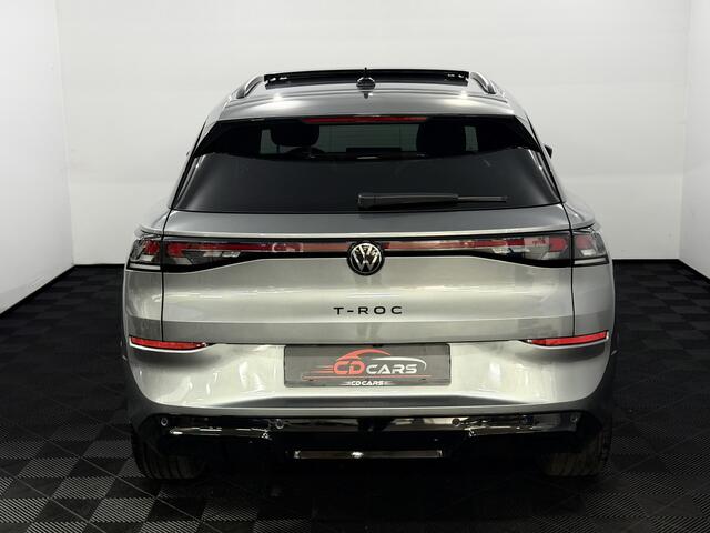 Volkswagen T-Roc 1.5 eTsi R-Line First Edition Nieuwe model!, Panoramadak, Camera, Iq lights, Navi, Half leder, Stoel/Stuurverwarming, Cruise control adaptief, Sfeerverlichting, Elektrische achterklep, Keyless start, 2 jaar garantie