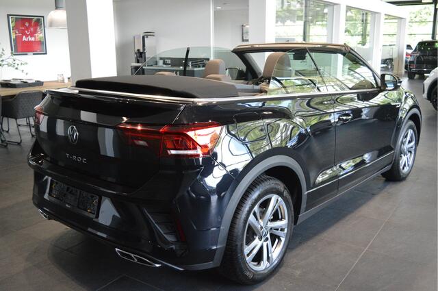 Volkswagen T-Roc Cabrio 1.5 TSI 3X R-LINE navi clima cruise trekhaak 150 pk !!