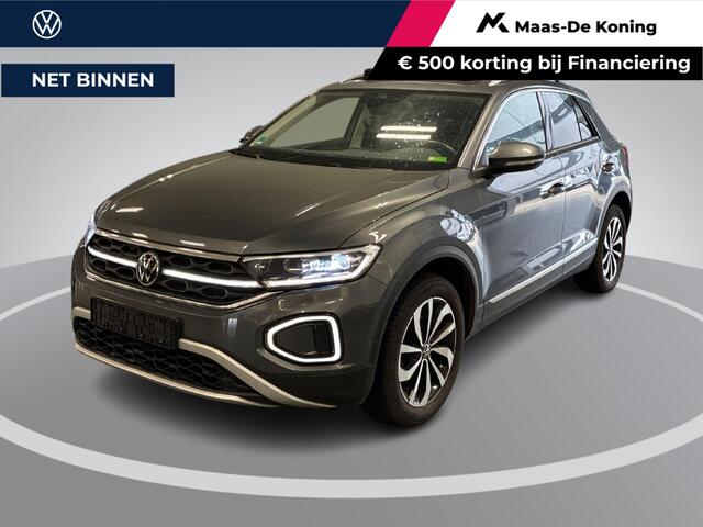 Volkswagen T-Roc 1.5 TSI 150pk DSG Style · Panoramadak · Camera · Keyless · Elek. Achterklep · Alarmklasse 3 · Massagefunctie Bestuurder · Parkeer Assistent · Stoelverwarming ·