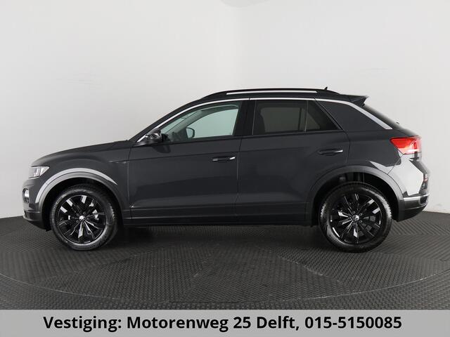 Volkswagen T-Roc 1.0 TSI STYLE 100% OH.GARANTIE TOT 10-2032* BLACKLINE .NAVI.PDC V+A.URANO GREY !