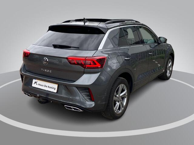 Volkswagen T-Roc 1.5TSI/150PK R-Line Business+ · Panoramadak · Trekhaak · Camera · Apple/Android Car Play · Navigatie · Stoelverwarming · Garantie t/m 09-10-2027 of 100000km.