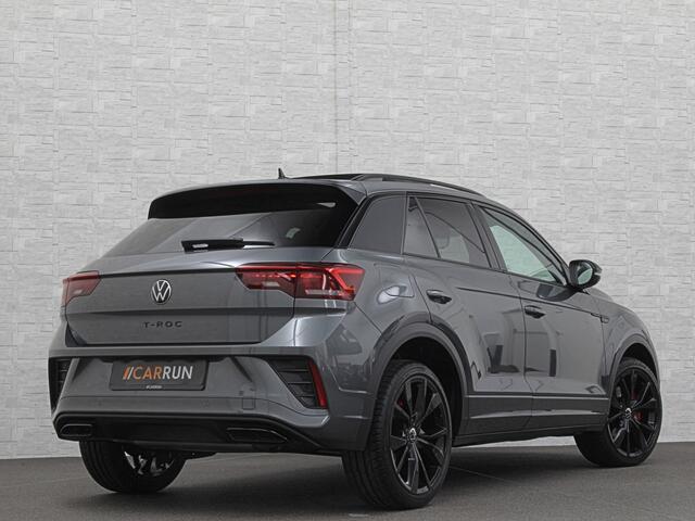 Volkswagen T-Roc 1.5 TSI R-Line | Panorama | IQ-Light | ACC | Black-Line | Keyless-Entry | 19 inch | Carplay | Stuurverwarming | Dodehoek | Virtual-Cockpit | Stoelverwarming | Leder Dashboard | Climate Control | Autom. Parkeren | Autom. Achterklep | Draadloos Laden |