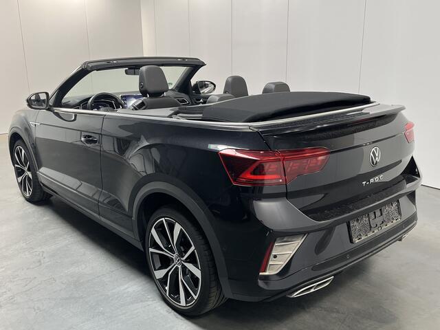 Volkswagen T-Roc Cabrio 1.5 TSI R-Line / AUTOMAAT/ LEER/ 2X R-LINE/ CAMERA/ APP-CONNECT/ ACC/ STUUR+STOELVERWARM./ DODEHOEK/ KEYLESS/ DIGITAL DASH/ RIJ-MODI/ NAVI/ DAB/ CLIMA/ IQ.LIGHT/ 18'' LMV