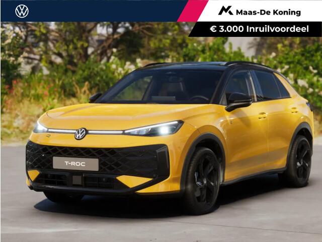 Volkswagen T-Roc R-Line Edition 1.5 Hybrid 170 PK 7 versn. DSG · Black Style Pakket · Interieur Pakket Plus · Panoramaschuif-kanteldak · Sport Pakket · Trekhaak ·