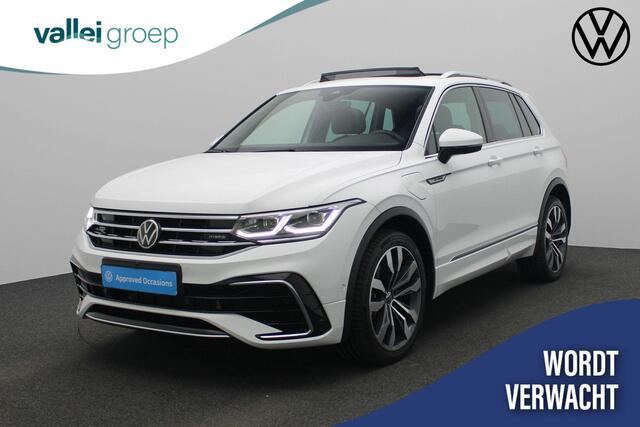 Volkswagen TIGUAN 1.4 TSI 245 pk DSG eHybrid R-Line Business+ | Panoramadak | Trekhaak | Leder | Geheugenstoelen | Rondomzicht camera | Adaptief onderstel | IQ Light
