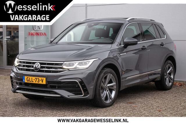 Volkswagen TIGUAN 1.4 TSI eHybrid R-Line Business+ - All-in rijklrprs | Leer | Elekt. panodak | Nav | IQ LED