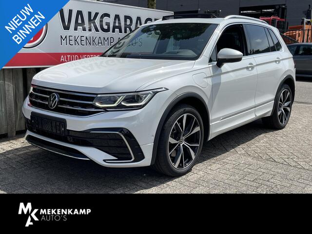Volkswagen TIGUAN 1.4 TSI eHybrid R-Line Business+ 20"/Panoramadak/Trekhaak/Leder + memory/360 camera/Elektrische klep/Dodehoek/Stuur + stoelverwarming v+a/Head-up