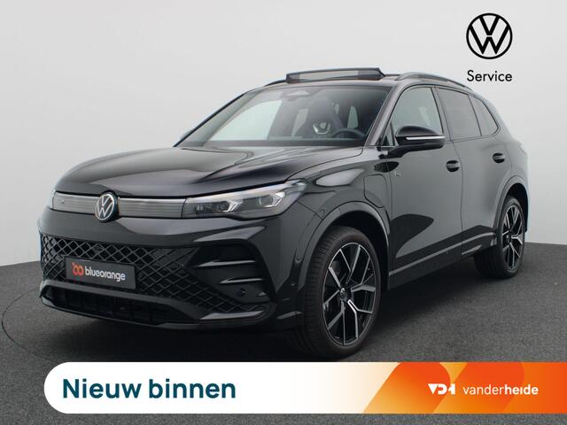 Volkswagen TIGUAN 1.5 eHybrid R-Line Edition 272PK DSG matrix led, trekhaak, panoramadak, 360gr. camera, keyless, stuur-stoelverwarming, adaptive cruise, side assist, 20" lichtmetaal