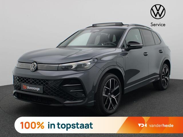 Volkswagen TIGUAN 1.5 eHybrid R-Line Edition 272PK DSG black style, matrix led, trekhaak, panoramadak, 360gr. camera, keyless, stuur-stoelverwarming, adaptive cruise, side assist, 20" lichtmetaal