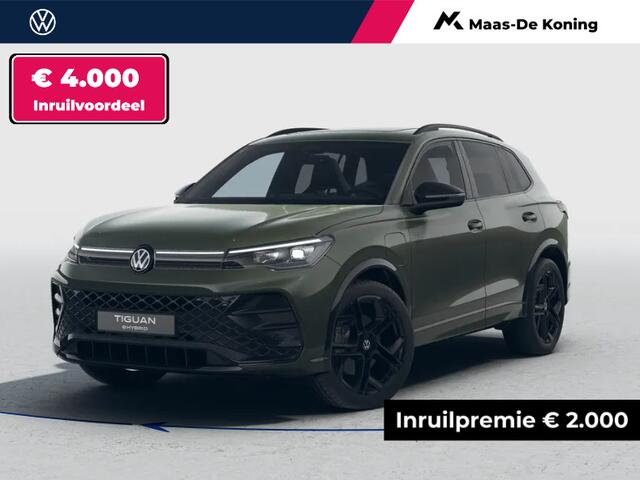 Volkswagen TIGUAN R-Line Edition 1.5 eHybrid 204 PK 6 versn. DSG · Blackstyle pakket · Comfort pakket · Trekhaak inklapbaar, met elektrische ontgrendeling, incl. aanhangermanoeuvreerhulp Trailer Assist ·