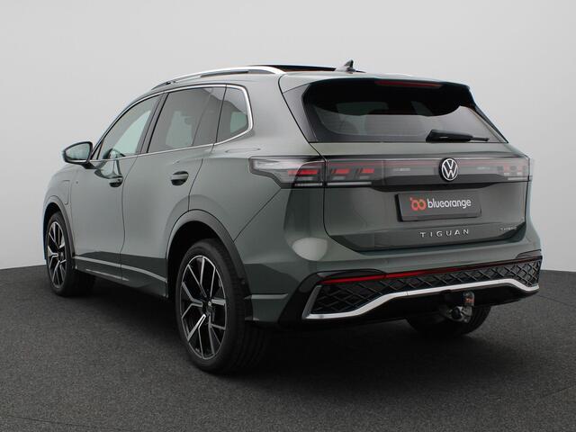 Volkswagen TIGUAN 1.5 eHybrid R-Line Edition 272PK DSG Pano-Schuifdak, Volleder, Memorystoel, 20" LM Velgen, Trekhaak, Matrix LED-Verlichting, Navi, Side Assist, Elektr. Achterklep