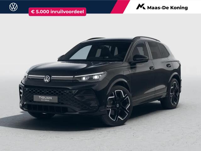 Volkswagen TIGUAN R-Line Edition 1.5 eHybrid 204 PK 6 versn. DSG · Black Style Pakket · Panoramaschuif-kanteldak · Trekhaak inklapbaar, met elektrische ontgrendeling, incl. aanhangermanoeuvreerhulp Trailer Assist ·
