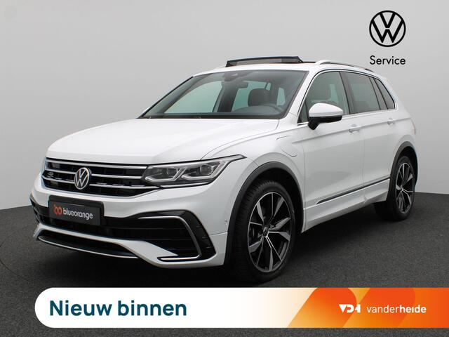 Volkswagen TIGUAN 1.4 TSI eHybrid R-Line Business+ 245PK DSG Pano-Schuifdak, SOH 86%, Trekhaak, Volleder, Memorystoel, 20" LM Velgen, Matrix-LED Verlichting, 360gr. Camera