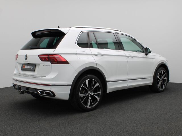 Volkswagen TIGUAN 1.4 TSI eHybrid R-Line Business+ 245PK DSG Pano-Schuifdak, SOH 86%, Trekhaak, Volleder, Memorystoel, 20" LM Velgen, Matrix-LED Verlichting, 360gr. Camera