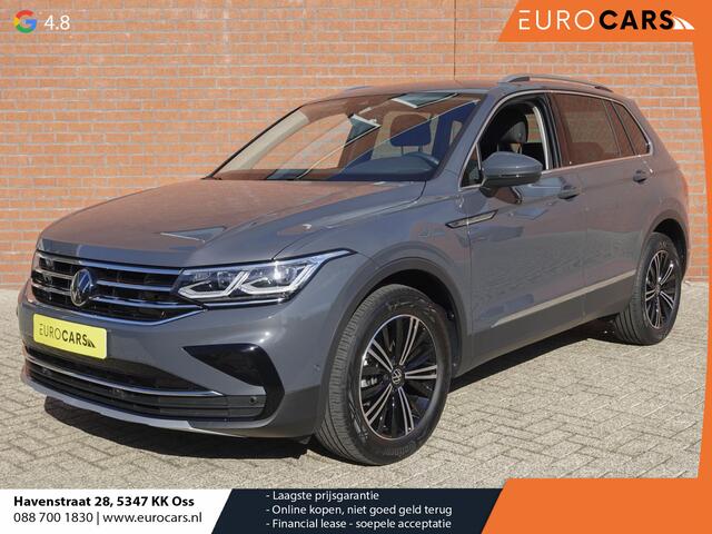 Volkswagen TIGUAN 1.5 TSI 150pk DSG Elegance Navigatie Apple Carplay / Android Auto Parkeersensoren Camera Adaptive Cruise Control Stuur-en stoelverwarming Matrix LED-koplampen Virtual Cockpit Getinte ramen Climate Control ErgoActive stoelen