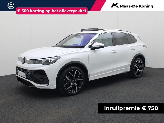 Volkswagen TIGUAN 1.5 eTSI/150PK R-Line DSG · Panoramadak · Trekhaak · 360° Camera + Parkeersensoren · Garantie tot 01-01-2026