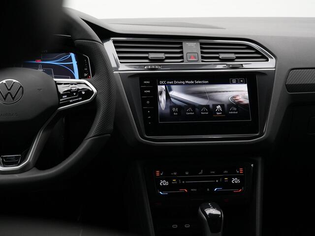 Volkswagen TIGUAN 2.0 TDI 200 pk DSG 4Motion R-Line | Panoramadak | Trekhaak | Navigatie Discover Pro | Leder | Geheugenstoelen | Harman/Kardon | 360 camera | IQ Light