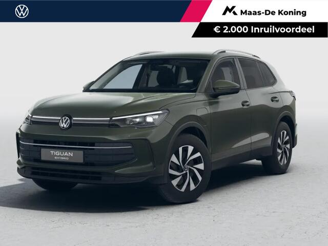 Volkswagen TIGUAN Life Edition 1.5 eHybrid 204 PK 6 versn. DSG · Achteruitrijcamera · Draadloze telefoonverbinding · Voorstoelen verwarmbaar · Trekhaak inklapbaar, electrische ontgrendeling incl. Trailer assist ·