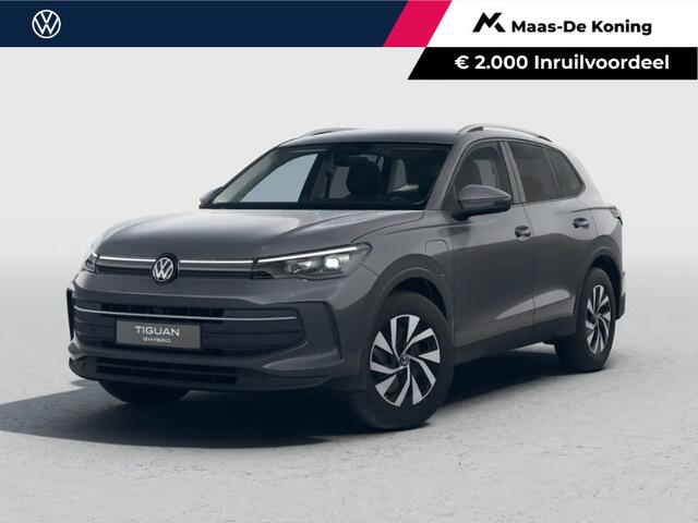 Volkswagen TIGUAN Life Edition 1.5 eHybrid 204 PK 6 versn. DSG · Achteruitrijcamera · Draadloze telefoonverbinding · Voorstoelen verwarmbaar · Trekhaak inklapbaar, electr. ontgrendeling, incl. Trailer Assist ·