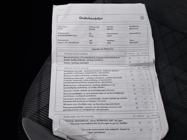 Volkswagen TIGUAN 1.5 TSI R-Line Business+ | Navigatie | LM Velgen 29" | Elektrisch Glazen Panoramadak | Voorstoelen/Stuur/Achterbank Verwarmd | Cruise Control Adaptief | Achteruitrijcamera | Airco |