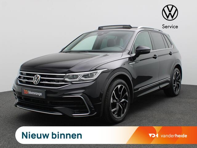 Volkswagen TIGUAN 1.5 TSI R-Line Business+ 150PK DSG Panoramadak, trekhaak, leder, achteruitrijcamera, stuur/stoelverwarming, side assist, easy open, alarm, 19'' lichtmetaal