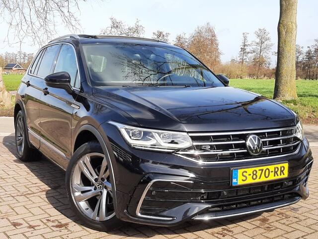Volkswagen TIGUAN 1.5 TSi 150pk R-LINE BTW-AUTO IQ-LIGHT Elek.-Trekhaak Panoramadak Navigatie Leer Adap.cruise-control