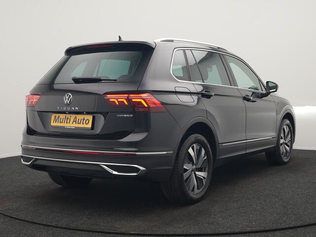 Volkswagen TIGUAN 1.4 TSI eHybrid Elegance PHEV 245pk Dealer O.H | Panodak | Adaptive Cruise | 360 Camera | IQ Light | Alcantara Comforstoelen Massage & Verwarmd | Keyless | Apple Carplay | IQ Drive | Navigatie | Virtual | DAB | 18"L.M |