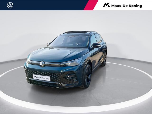 Volkswagen TIGUAN 1.5eHybrid 200kW/272PK R-Line Black Style DSG · Panoramadak · Leder · Trekhaak · 360°Camera · Harman Kardon · Garantie t/m 09-01-2027