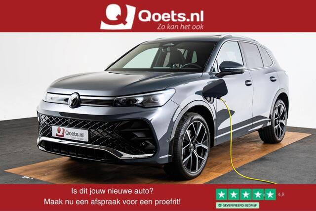 Volkswagen TIGUAN 1.5 eHybrid R-Line Trekhaak - Panoramadak - Adaptieve cruise control - Winterpakket - 360 graden-camera - Achterruitrijcamera - Dodehoeksensor - Stoelverwarming voor - Elektrische achterklep -