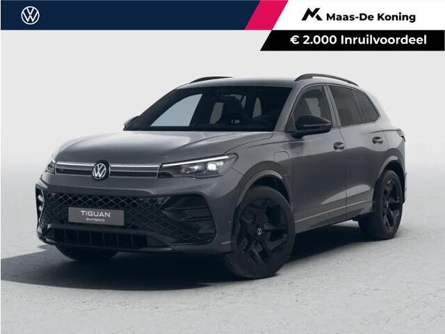 Volkswagen TIGUAN R-Line 1.5 eHybrid 204 PK 6 versn. DSG · Voorstoelen verwarmbaar · Sfeerverlichting · Trekhaak inklapbaar, met elektrische ontgrendeling, incl. aanhangermanoeuvreerhulp Trailer Assist ·