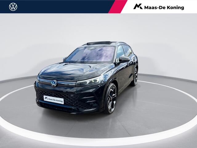 Volkswagen TIGUAN 1.5eHybrid 200kW/272PK R-Line Black Style · Panoramadak · Leder · Harman Kardon · 360°Camera · Trekhaak · Garantie t/m 18-06-2030 of 100000km