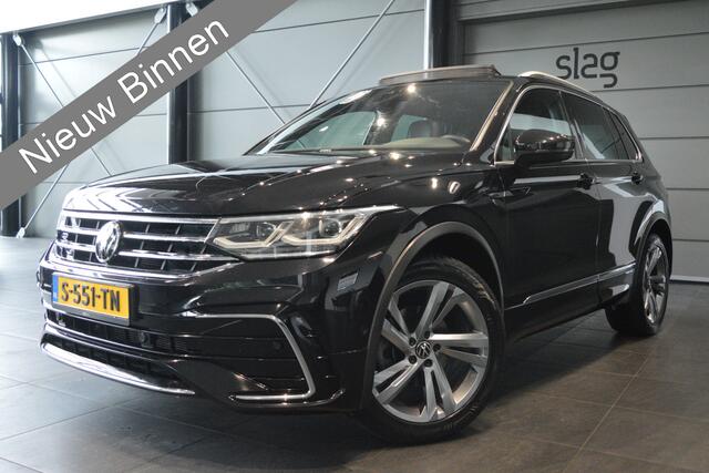Volkswagen TIGUAN 1.5 TSI 2X R-LINE navi pano leer camera trekhaak 150 pk !!