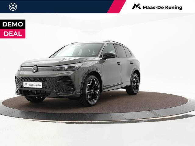Volkswagen TIGUAN R-Line Edition 1.5 eHybrid 204 PK 6 versn. DSG · Achteruitrijcamera · Rondomzichtcamera · Draadloze telefoonlader · Black Style Pakket · Trekhaak inklapbaar, met elektrische ontgrendeling, incl. aanhangermanoeuvreerhulp Trailer Assist · Voorraad OUTLET · 