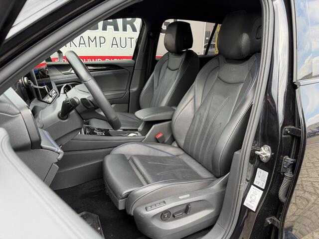 Volkswagen TIGUAN 1.5 eHybrid R-Line Black Style 272pk 20"/VOL Leder + memory/Trekhaak/Harman Kardon/Stuur + stoelverwarming + koeling/Matrix LED/Dodehoek/Head-up