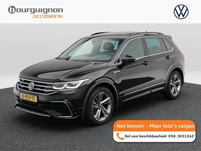 Volkswagen TIGUAN 1.5 TSI R-Line Business+ | Stoel/Stuurverwarming | Panorama dak | Adaptive Cruise | Trekhaak | Camera | IQ LED | CarPlay | 19 Inch | 72.960 Km !!
