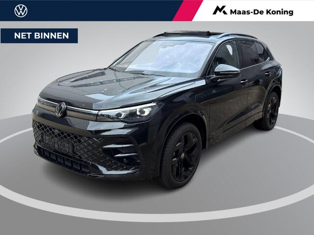 Volkswagen TIGUAN 1.5 204pk DSG eHybrid R-Line Edition · Panoramadak · Wegklapbare Trekhaak · 360 Camera · Massage · Black Style · 20'' Inch · Garantie t/m 23-09-2030 of 100.000km