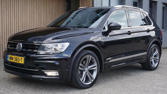 Volkswagen TIGUAN 1.4 TSI 125PK 2x R-Line Navi 19inch LM Trekhaak Cruise Control *NL auto* 105457km!