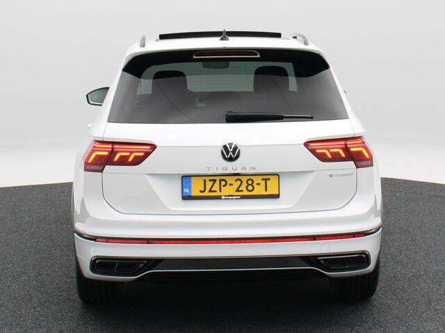 Volkswagen TIGUAN 1.4 TSi eHybrid 245 Pk R-Line Business+ | Black Style | Stoel/Stuurverwarming | Adaptive Cruise | Panorama dak | 360 Camera | IQ Light| Leer | CarPlay | 19 Inch | 57.322 Km !!